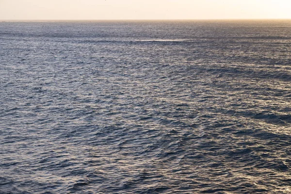 Havslandskap Med Utsikt Över Solnedgången — Stockfoto