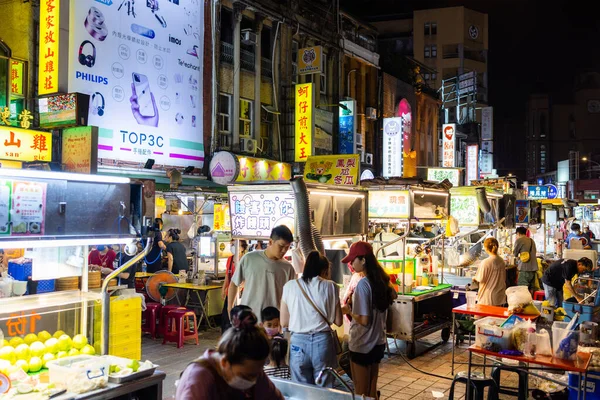 Taipeh Taiwan Mai 2023 Ningxia Nachtmarkt Der Stadt Taipeh — Stockfoto