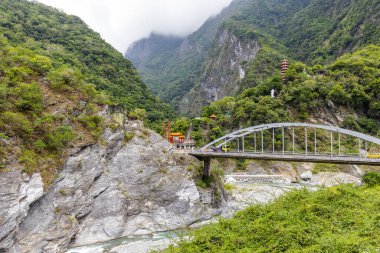 Tayvan Hualien taroko Gorge Nehri