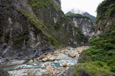 Tayvan Hualien taroko Gorge Nehri