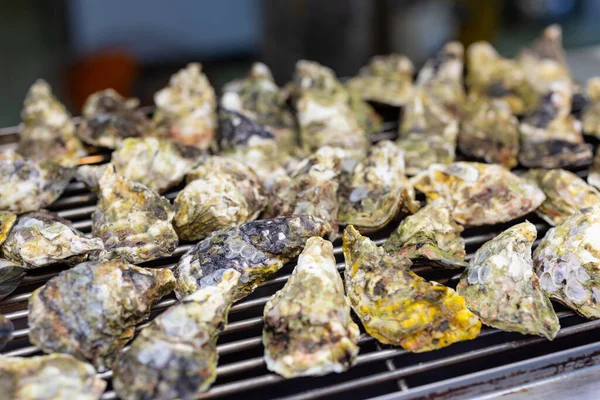 Grill Seafood Oyster Street Market — Stock Photo, Image