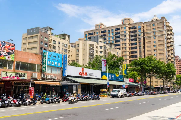 stock image Taoyuan, Taiwan - 05 June 2023: Taoyuan city street in Taiwan