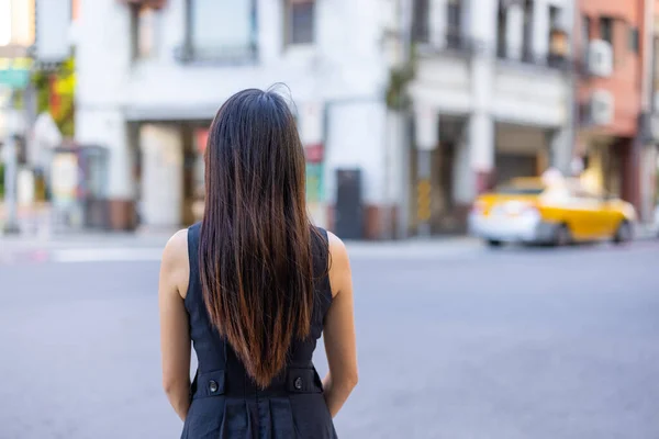 stock image Travel woman visit Taipei city