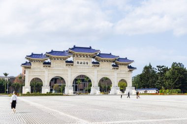 Taipei, Tayvan - 02 Mart 2023: Tayvan 'da Chiang Kai shek Anıt Salonu