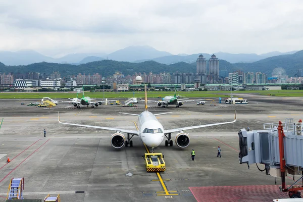 Taipei Tayvan Haziran 2022 Taipei Songshan Havaalanı — Stok fotoğraf