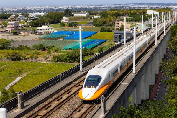 Taichung Tayvan Kasım 2022 Taichung Tayvan Yüksek Hız Treni — Stok fotoğraf