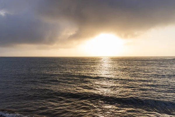 Sinal Luz Solar Sobre Mar — Fotografia de Stock