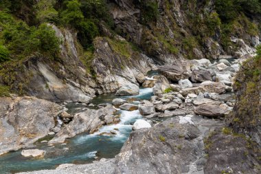 Tayvan Hualien taroko Gorge Nehri