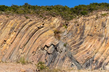 Hong Kong Sai Kung natural hexagonal column
