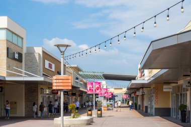 Taoyuan, Tayvan - 05 Haziran 2023: Gloria Outlets, Tayvan
