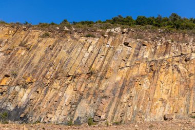 Hong Kong Sai Kung natural hexagonal column
