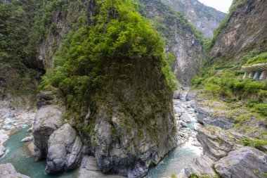 Görkemli Hualien Taroko Gorge manzarası