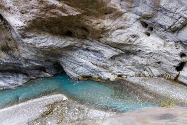 Taroko Milli Parkı ve Tayvan 'ın Hualien bölgesindeki Taroko Boğazı