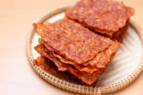 Dry Sweet Pork Sheet Snack — Stock Photo, Image