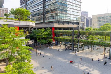 Taipei, Tayvan - 13 Haziran 2023: Xinyi 'deki Taipei iş bölgesi