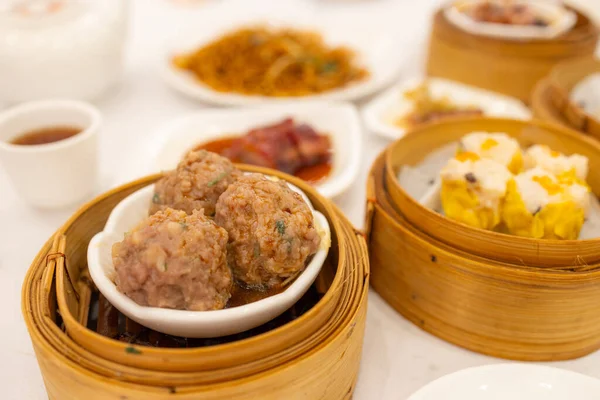 Traditionele Chinese Dim Sum Restaurant — Stockfoto
