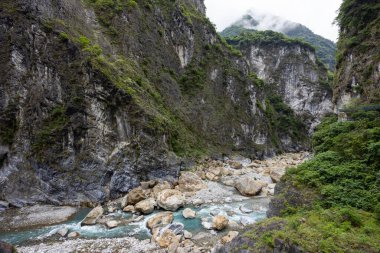 Tayvan Hualien taroko Gorge Nehri