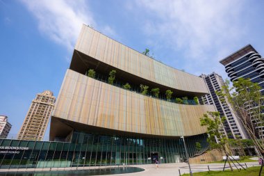 Tayvan - 04 Mayıs 2023: Tayvan Halk Kütüphanesi