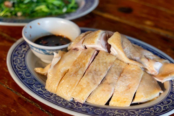Taiwanesische Lokale Küche Gedämpftes Hühnchen — Stockfoto