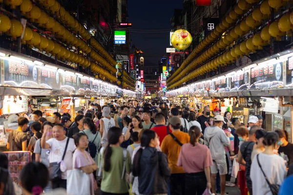 Keelung Taiwan Juli 2023 Nachtmarkt Keelung Taiwan — Stockfoto
