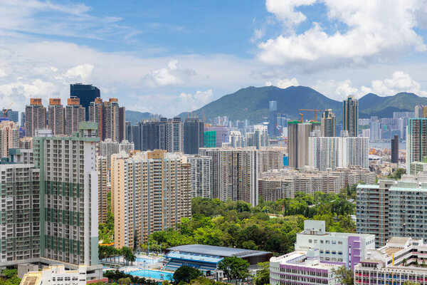 Hong Kong - 26 June 2023: Hong Kong Wong Tai Sin district