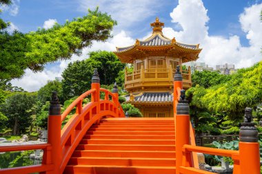 Diamond Hill, Hong Kong - 23 Haziran 2023: Chi Lin Nunnery, Hong Kong