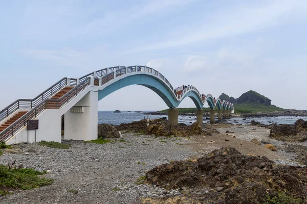 Taiwán Septiembre 2022 Puente Del Dragón Sanxiantai Taitung Taiwán —  Fotos de Stock