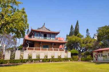 Taiwan - 23 February 2023: Chihkan Tower in Tainan of Taiwan