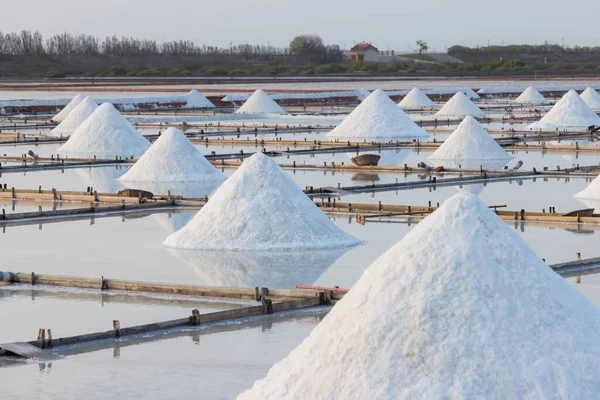 Jingzaijiao Kakel Asfalterade Salt Fält Tainan Taiwan — Stockfoto