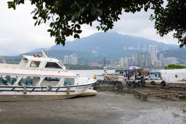 Bali, Tayvan - 06 Eylül 2022: Tayvan 'da Bali deniz kıyıları