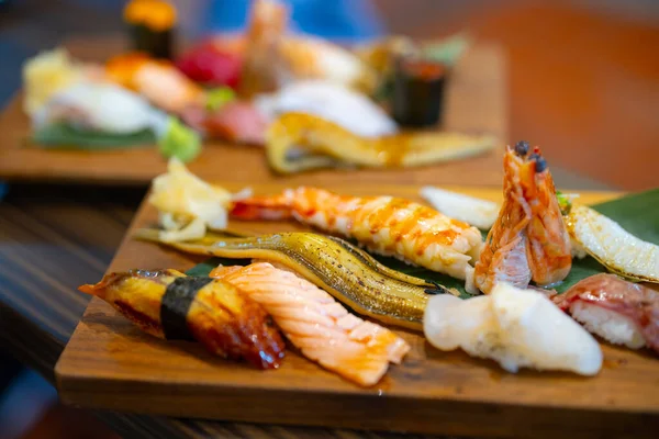 Sushi Set Japanese Restaurant — Stock fotografie