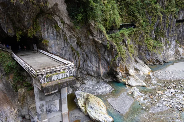 Taiwan Hualien Taroko Schlucht Fluss — Stockfoto