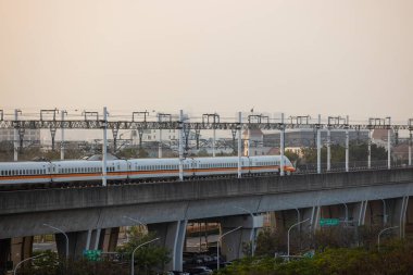 Taiwan - 22 March 2023: Taiwan High Speed Rail at Tainan