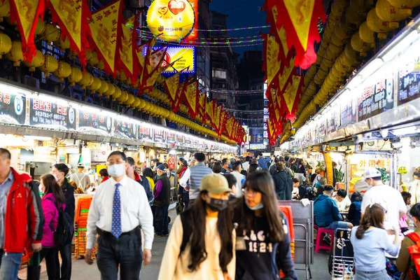 Keelung Taiwan March 2023 Keelung Night Market Taiwan — Stock Photo, Image