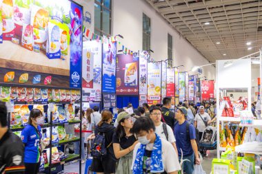 Taipei, Tayvan - 12 Temmuz 2023: The Pet Show için Taipei Nangang sergi merkezi