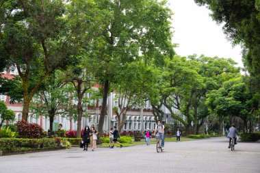 Taipei, Tayvan - 12 Mayıs 2023: Taipei 'deki Tayvan Üniversitesi