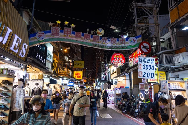 stock image Taichung, Taiwan - 05 July 2023: Fengjia Night Market in Taichung of Taiwan