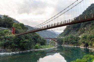 Tayvan 'daki güzel wulai manzarası