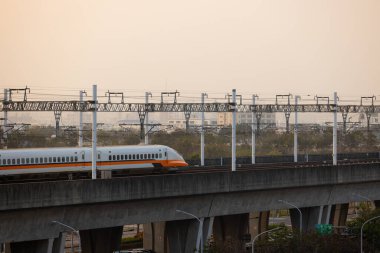 Taiwan - 22 March 2023: Taiwan High Speed Rail at Tainan