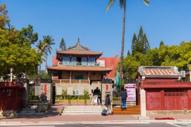 Taiwan - 23 February 2023: Chihkan Tower in Tainan of Taiwan