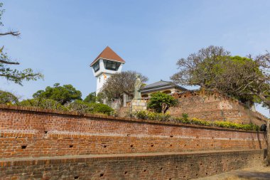 Tainan, Taiwan - 21 February 2023: Anping Old Fort in Tainan of Taiwan