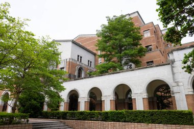 Taipei, Tayvan - 12 Mayıs 2023: Taipei 'deki Tayvan Üniversitesi