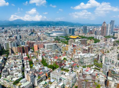 Taipei, Tayvan - 28 Eylül 2023: Taipei şehri 
