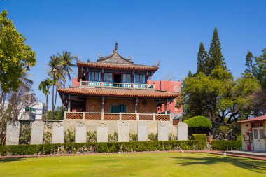 Taiwan - 23 February 2023: Chihkan Tower in Tainan of Taiwan