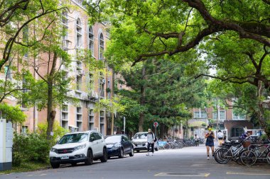 Taipei, Tayvan - 12 Mayıs 2023: Taipei 'deki Tayvan Üniversitesi