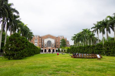 Taipei, Tayvan - 12 Mayıs 2023: Taipei 'deki Tayvan Üniversitesi