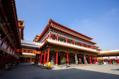 Tainan, Taiwan - 22 February 2023: Luermen Tianhou Gong Mazu Temple in Tainan of Taiwan