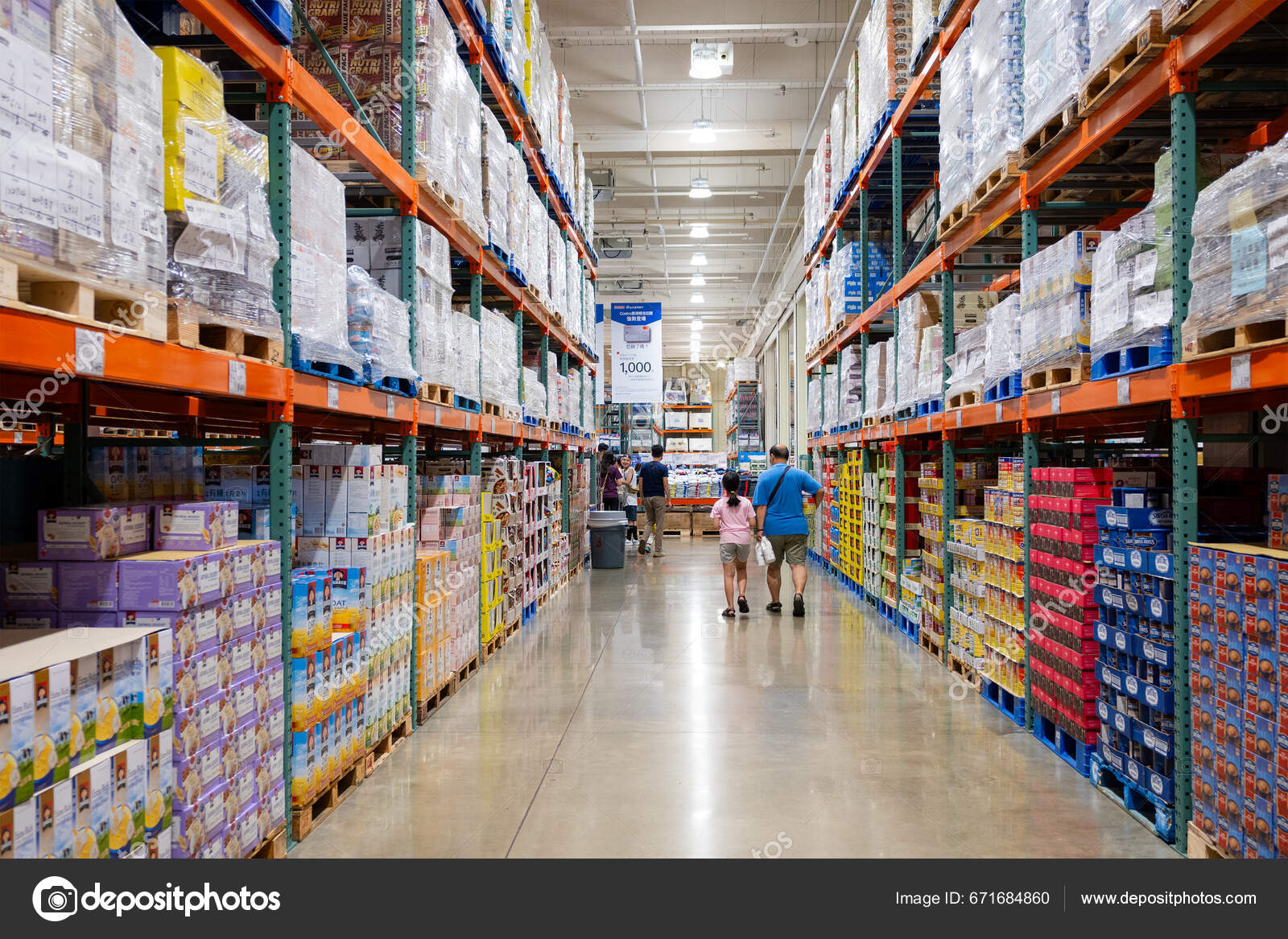 Taiwan August 2023 Costco Store Stock Editorial Photo © leungchopan