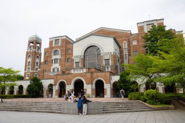 Taipei, Tayvan - 12 Mayıs 2023: Taipei 'deki Tayvan Üniversitesi