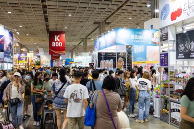 Taipei, Tayvan - 12 Temmuz 2023: The Pet Show için Taipei Nangang sergi merkezi